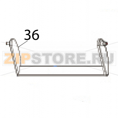 Label path plate Godex RT700 Label path plate Godex RT700Запчасть на деталировке под номером: 36Название запчасти Godex на английском языке: Label path plate RT700.