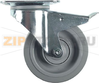 SWIVELLING CASTOR W/PLATE W/BRACKET 