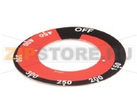 LABEL KNOB ELEC. THERMOSTAT