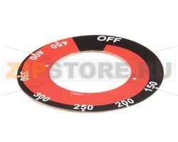 LABEL KNOB ELEC. THERMOSTAT 