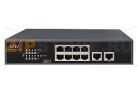 Uniview NSW2010-10T-POE-IN Коммутатор сетевой PoE 10-портовый: 10?100Мбит/с (RJ45) включая 8 PoE портов
