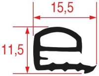 УПЛОТНИТЕЛЬ СТЕКЛА ПЕЧИ 480x425мм RATIOANAL 5105.1000