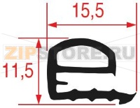 УПЛОТНИТЕЛЬ СТЕКЛА ПЕЧИ 480x425мм RATIOANAL 5105.1000
