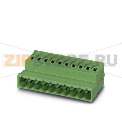 Вилочная часть Phoenix Contact FKIC 2,5 HC/ 6-ST-5,08 Номинальный ток: 16 А, Расчетное напряжение (III/2): 320 В, Полюсов: 6, Размер шага: 5,08 мм, Технология подключения: Пружинные зажимы, Цвет: зеленый, Поверхность контакта: олово, Штекерный соединитель COMBICON предназначен только для кабелей маломощных цепей. Изделия с подходящими параметрами для маломощных электрических цепей поставляются на заказ.Минимальный заказ: 50 шт.Упаковка: 50 шт.