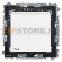 Переключатель кнопочный, одноклавишный, IP44, белый ABB 2CHH598940A4003