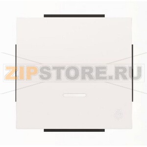 Клавиша для одноклавишных выключателей с таймером, альпийский белый ABB 2CLA856200A1101 