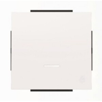 Клавиша для одноклавишных выключателей с таймером, альпийский белый ABB 2CLA856200A1101