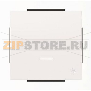 Клавиша для одноклавишных выключателей с таймером, альпийский белый ABB 2CLA856200A1101 