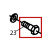 Tornillo exagonal con cuello M-6 Fagor ECO-200