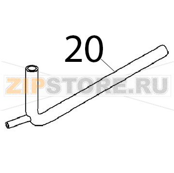 Tubo scarico Angelo Po FX82E2T Tubo scarico Angelo Po FX82E2TЗапчасть на деталировке под номером: 20