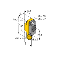 Датчик фотоэлектрический Turck QS18VN6RBQ8