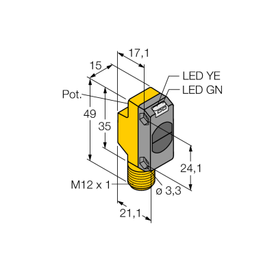 Датчик фотоэлектрический Turck QS18VN6RBQ8 