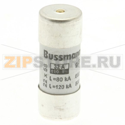 Предохранитель, 32 A, AC 690 В, 80 кА, 22x58 мм, gL/gG, IEC Eaton CYLINDRICAL FUSE 22x58 32A GG 