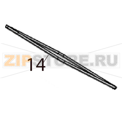 Lid gasket Hurakan HKN-VAC260 Lid gasket Hurakan HKN-VAC260Запчасть на деталировке под номером: 14
