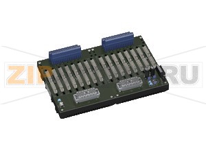 Терминальная панель Termination Board HiDTB16-TRI-DIISD-EL-PL Pepperl+Fuchs SupplyRated voltage24 V DC , in consideration of rated voltage of used isolated barriersVoltage drop0.9 V , voltage drop across the series diode on the termination board must be consideredRipple&le  10  %Fusing4 A , in each case for 16 modulesPower dissipation&le  500 mW , without modulesReverse polarity protectionyesRedundancySupplyRedundancy available. The supply for the modules is decoupled, monitored and fused.Indicators/settingsDisplay elementsLEDs PWR ON (power supply)- LED power supply I, green LED- LED power supply II, green LEDDirective conformityElectromagnetic compatibilityDirective 2014/30/EUEN 61326-1:2013 (industrial locations)ConformityElectromagnetic compatibilityNE 21:2011For further information see system description.Degree of protectionIEC 60529:2001Ambient conditionsAmbient temperature-20 ... 60 °C (-4 ... 140 °F)Storage temperature-40 ... 70 °C (-40 ... 158 °F)Mechanical specificationsDegree of protectionIP20Connectionhazardous area connection (field side): pluggable screw terminals, blue safe area connection (control side): ELCO socket, 56-pinMaterialhousing: polycarbonate, 30 % glass fiber reinforcedMassapprox. 1600 gDimensions300 x 200 x 163 mm (11.8 x 7.9 x 6.42 inch) , height including module assemblyMountingon 35 mm DIN mounting rail acc. to EN 60715:2001Data for application in connection with hazardous areasEC-Type Examination CertificateCESI 11 ATEX 062Group, category, type of protection II (1)G [Ex ia Ga] IIC  II (1)D [Ex ia Da] IIIC  I (M1) [Ex ia Ma] ISafe areaMaximum safe voltage250 V (Attention! Um is no rated voltage.)Galvanic isolationField circuit/control circuitsafe electrical isolation acc. to IEC/EN 60079-11, voltage peak value 375 VDirective conformityDirective 2014/34/EUEN 60079-0:2012+A11:2013 , EN 60079-11:2012 , EN 50303:2000International approvalsCSA approvalControl drawingsee control drawing of correspoding modulesIECEx approvalIECEx CES 11.0022Approved for[Ex ia Ga] IIC [Ex ia Da] IIIC [Ex ia Ma] I