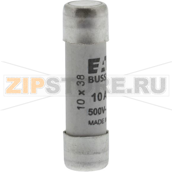 Предохранитель, 1 A, AC 500 В, 120 кА, 10x38 мм, gL/gG, IEC Eaton CYLINDRICAL FUSE 10x38 1A GG 