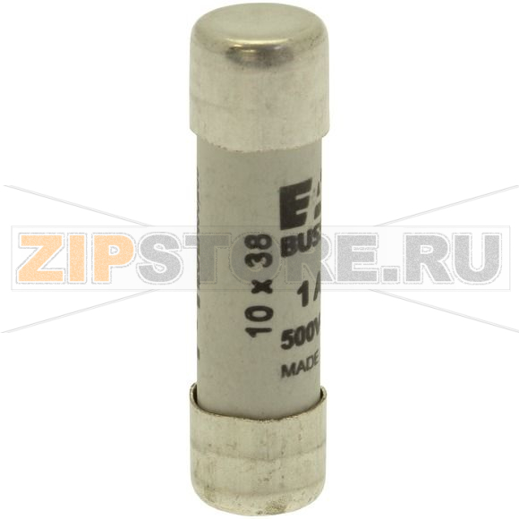 Предохранитель, 1 A, AC 500 В, 120 кА, 10x38 мм, gL/gG, IEC Eaton CYLINDRICAL FUSE 10x38 1A GG 