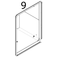 Guarnizione incassata facciata Tecnoeka KF 1010 A UD