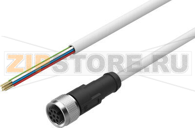Кабель соединительный 15 м Festo NEBC-M12G8-E-15-N-B-LE8 
