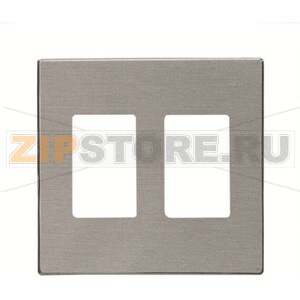 Накладка двухпостовая, сталь ABB 2858.40 