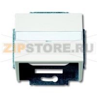 Накладка с суппортом, белый бархат ABB 2CKA001724A4307