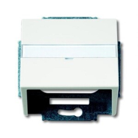 Накладка с суппортом, белый бархат ABB 2CKA001724A4307