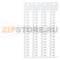 inscription label, front, with L+, vertical, terminal width: 5 mm, H: 7 mm, white Siemens 8WA8348-2AF