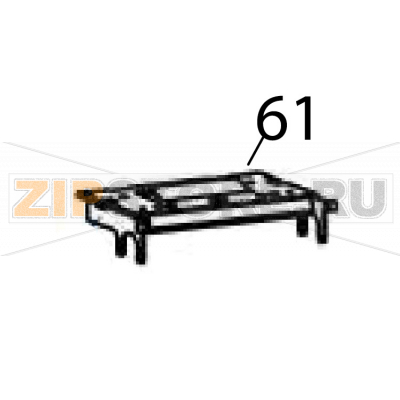 TPH Bracket Godex RT230i TPH Bracket Godex RT230iЗапчасть на деталировке под номером: 61Название запчасти Godex на английском языке: TPH Bracket RT230i.
