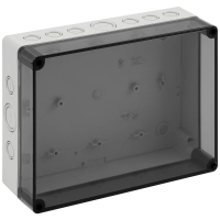 Корпус 254x180x84 мм, материал: поликарбонат, полистирол, серый Spelsberg TK PS 2518-8f-tm