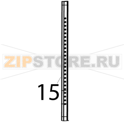 Back rails Bartscher RT-78B-8 Back rails Bartscher RT-78B-8Запчасть на деталировке под номером: 15
