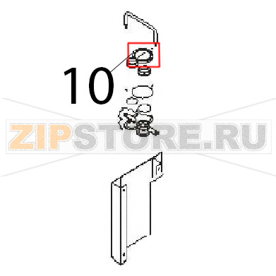 Washer Angelo Po FM1221E1 Washer Angelo Po FM1221E1Запчасть на деталировке под номером: 10
