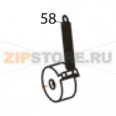 Spring, (T) D3.6*D0.3*30L Godex EZ-1105 Spring, (T) D3.6*D0.3*30L Godex EZ-1105Запчасть на деталировке под номером: 58Название запчасти Godex на английском языке: Spring, (T) D3.6*D0.3*30L EZ-1105.