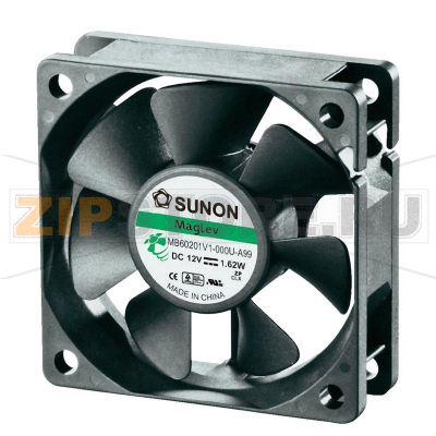 Вентилятор 12 В/DC, 39.07 м³/ч, 60x60x20 мм Sunon MB60201V1-000U-A99 