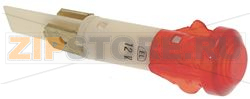 LAMPADA SPIA ROSSA 12V 
