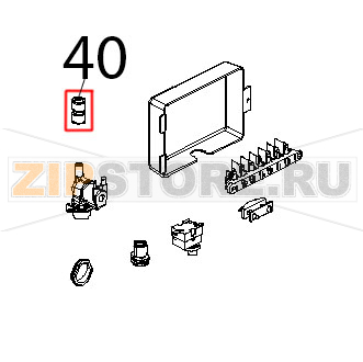 Riduzione j.g. da D=10 A, D=8 Unox XV 203G Riduzione j.g. da D=10 A, D=8 Unox XV 203GЗапчасть на деталировке под номером: 40