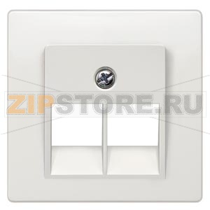 DELTA I-SYSTEM ТИТАНОВО-БЕЛЫЙ КРЫШКА СИСТЕМНОЙ РОЗЕТКИ CAT. 3 2X8-ПОЛЮС. 55X55MM Siemens 5TG1211 