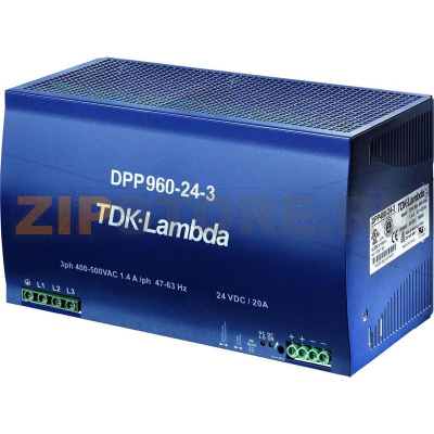 Блок питания на DIN-рейку 48 В, 20 А, 960 Вт TDK-Lambda DPP-960-48-3 