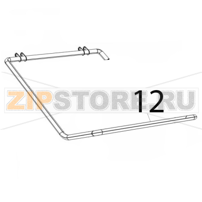 Maniglione compl. Silanos NE1300 Maniglione compl. Silanos NE1300Запчасть на деталировке под номером: 12