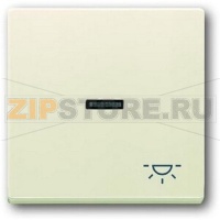 Клавиша выключателя/переключателя/кнопки с символом "Свет", слоновая кость ABB 545.11