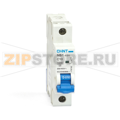 Выключатель автоматический 10 А, 10 кА, 1 полюс Chint NB1-63H 
