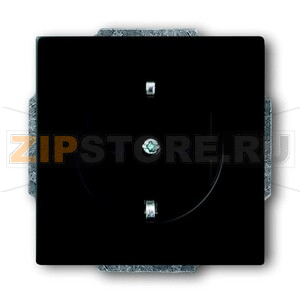 Розетка 16 А, 250 В, чёрный бархат ABB 2CKA002013A5333 