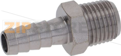 HOSE END FITTING ø 1/4M ø 8 mm 