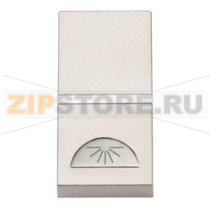 Механизм одноклавишной кнопки, одномодульный, альпийский белый ABB 2CLA210420N1101 