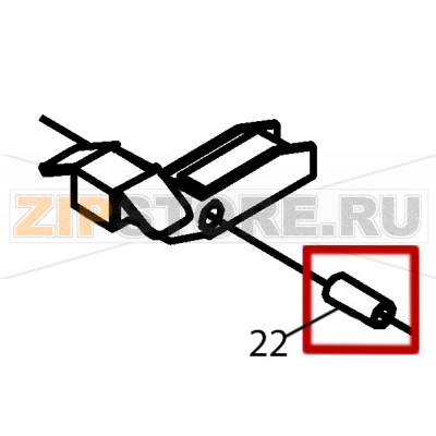 Eje separador Fagor FI-200 Eje separador Fagor FI-200Запчасть на деталировке под номером: 22Название запчасти Fagor на английском языке: Eje separador FI-200.