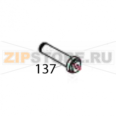 Ribbon shaft (RW) Sato SG112-ex Ribbon shaft (RW) Sato SG112-exЗапчасть на деталировке под номером: 137Название запчасти на английском языке: Ribbon shaft (RW) Sato SG112-ex.