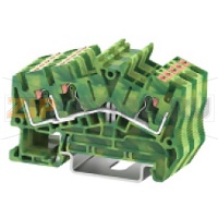 Клемма проходная Push-in, серая CHIKU RPVTT 2,5S-TWIN-PE