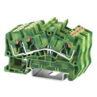 Клемма проходная Push-in, серая CHIKU RPVTT 2,5S-TWIN-PE