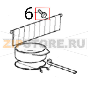 Thumb screw Scotsman AC 56 Thumb screw Scotsman AC 56Запчасть на деталировке под номером: 6