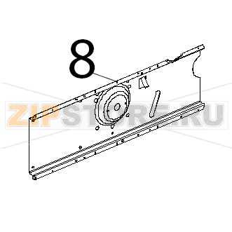 Profilo sostegno motore Unox XVC 504 Profilo sostegno motore Unox XVC 504Запчасть на деталировке под номером: 8