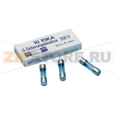 Предохранитель 5х20 мм, 0.1 А, 250 В, mT, 10 шт ESKA FEINSICH.MITTELTR.5X20 P.MIT10ST 